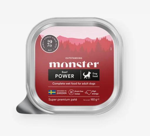 Monster Dog Power Paté Beef 150g
