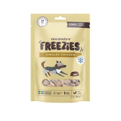 Monster Freeze Dried Treats Singles Chicken  150g