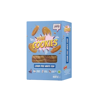 POW! Cookies Grain free Whitefish 400g