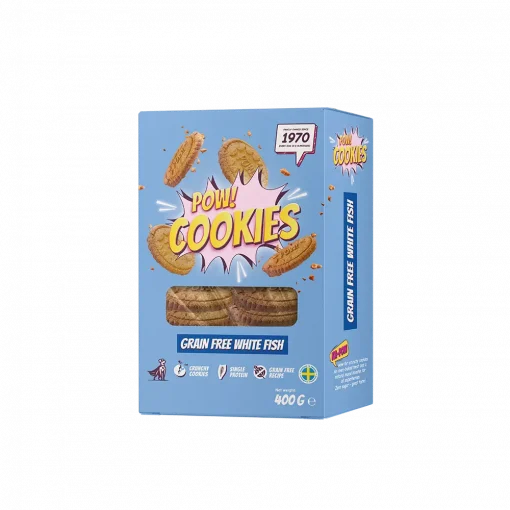 POW! Cookies Grain free Whitefish 400g