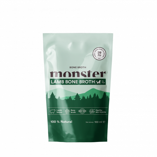 Monster Dog Bone Broth - Lamb 350 ml
