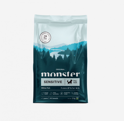 Monster Original Sensitive White Fish 12kg