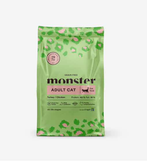 Monster Cat Grain Free Adult Cat  2 kg