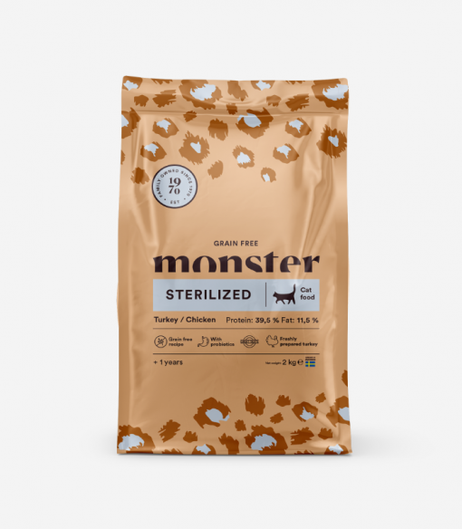 Monster Cat Grain Free Sterilized  2 kg