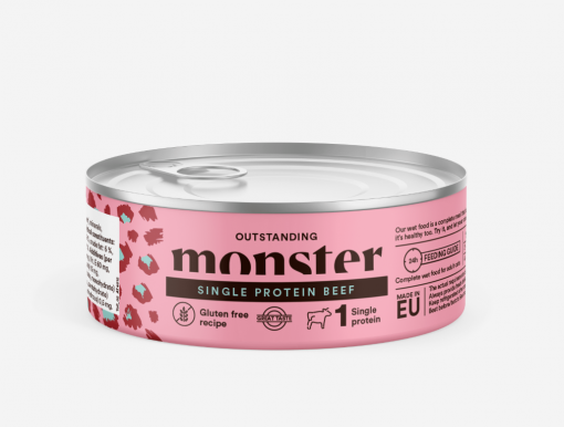 Monster Cat Adult Single Protein Beef  100 g