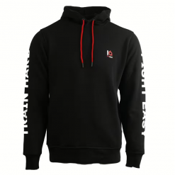 IQ Hoodie ”Train hard” Black – unisex