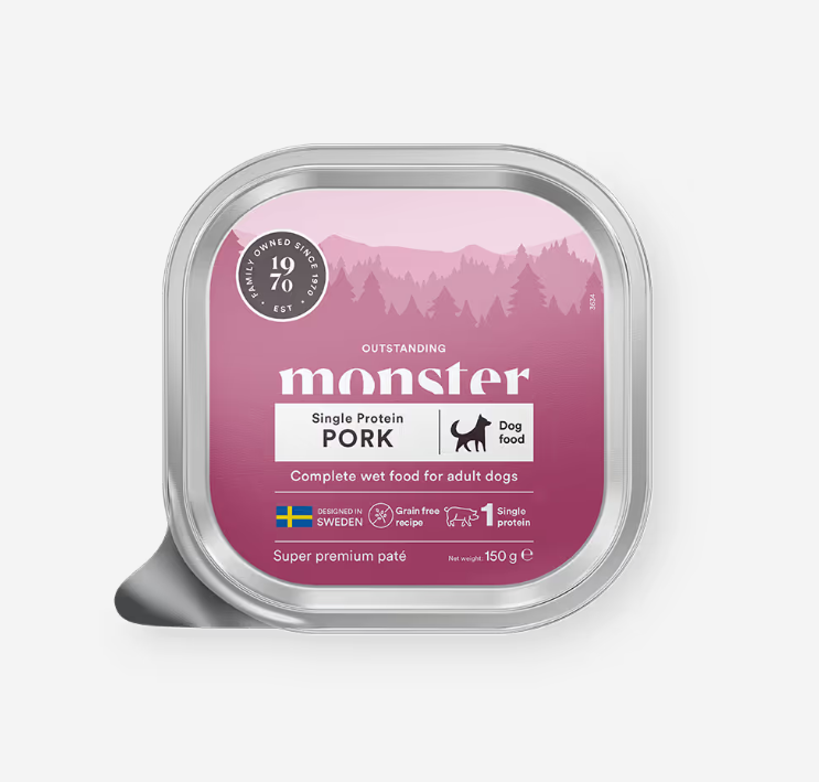 Monster Dog Adult Pork Paté 150g